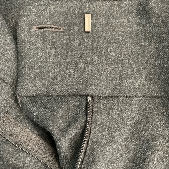 New without tags wool blend cropped pants size 2 by Ann Taylor grey/blue - Picture 7 of 8